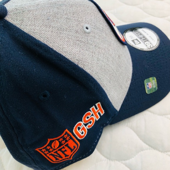 New Era 39Thirty NFL Chicago Bears On-Field Gray/Blue Caps SZ L/XL Flex fit hat - Picture 4 of 8